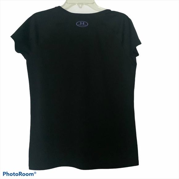 Under Armour loose fit girls Athletic shirt w/HeatGear YLG - Picture 4 of 6